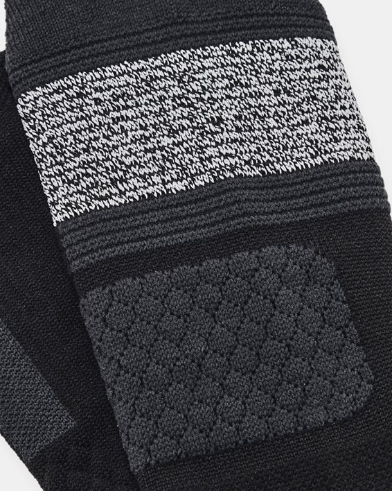 Unisex Curry ArmourDry™ Playmaker Mid-Crew Socks in Black image number 3